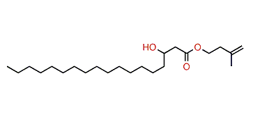 Isoprenyl 3-hydroxyoctadecanoate